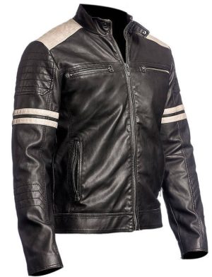 Vintage Lederjacke, schwarze Lederjacke, beste Jacke, Lederjacke, Biker-Lederjacke