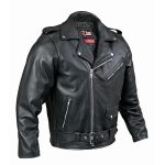 Brando-Vintage-Motorcycle-Black-Leather-Jacket-side