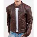 Brown-Leather-Jacket-with-Slit-Pockets