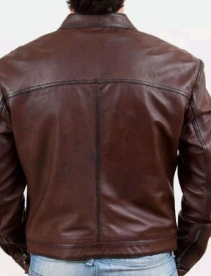 brown leather jacket, leather jacket, leather jacket