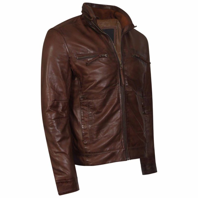 brown leather, leather jacket, leather jacket for men, biker leather jacket, soft leather jacket, leather jacket for men
