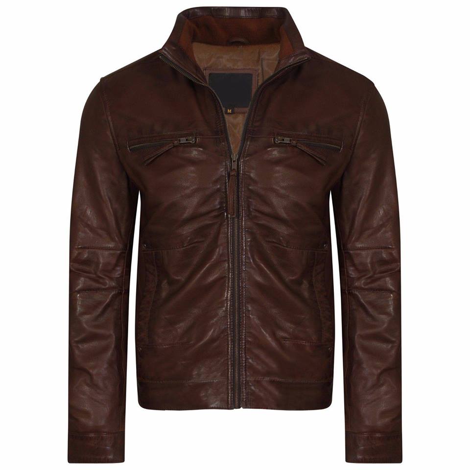 brown leather, leather jacket, leather jacket for men, biker leather jacket