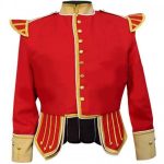 Buff-Doublet-Red-Jacket-with-Golden-Trim