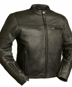 Leather jacket, mens leather jacket, cafe style jacket, biker leather jacket, biker jacket
