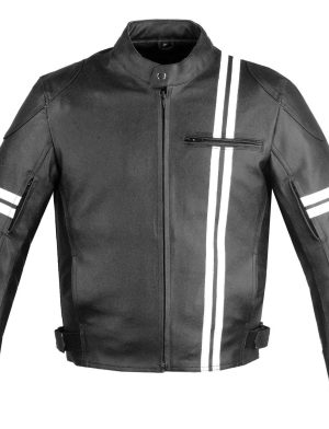 Iron Man Jacke, Bikerjacke, Jacke mit Rüstung, Rüstungsjacke, Lederjacke