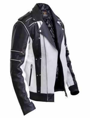 Michael Jackson Jacke, Jackson Jacke, Michael Jacke, Michael Jackson Jacke für Herren, Lederjacke