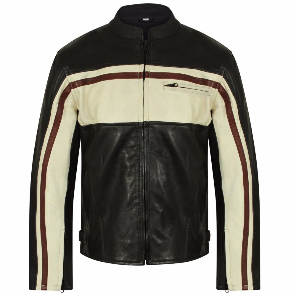 leather jacket, two toned jacket, leather jacket for bikers, bikers jacket