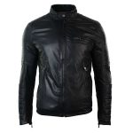 Retro-Style-Padded-Black-Leather-Jacket-tilt