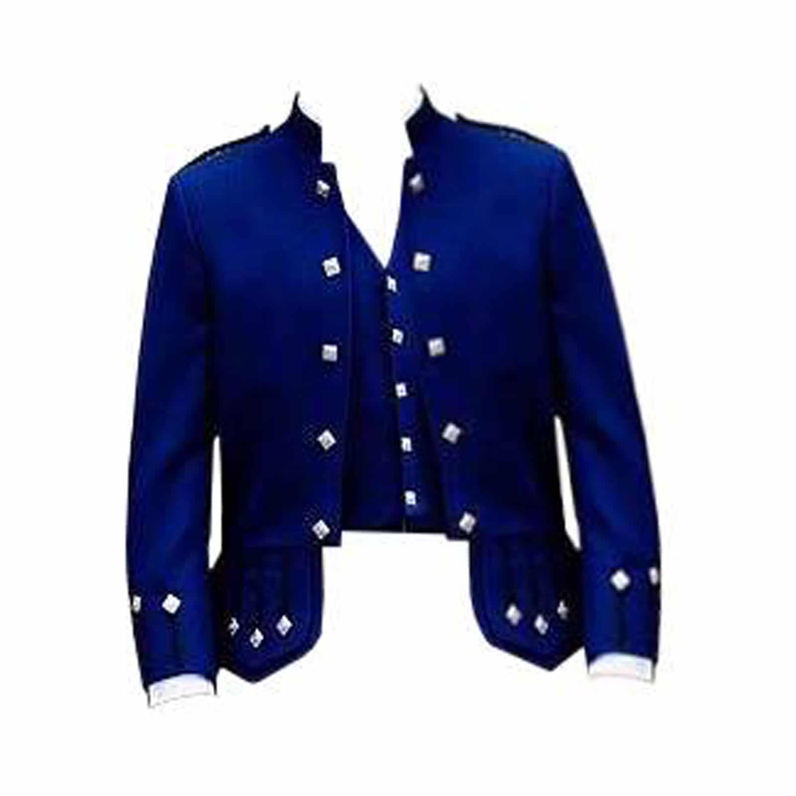 blue kilt jacket