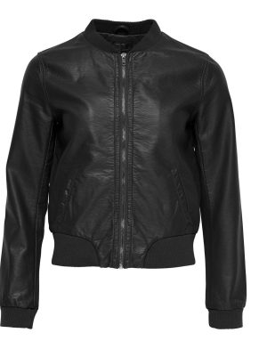 chaqueta de cuero, chaqueta de cuero negro, chaqueta de cuero para mujer