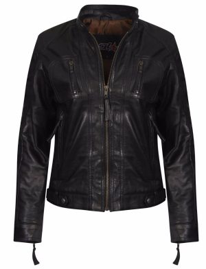 biker leather jacket, leather jacket, black leather, jacket for women