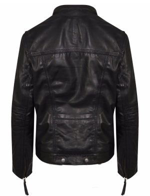 biker leather jacket, leather jacket, black leather, jacket for women