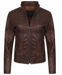 leather jacket, women leather jacket, stylish jacket, Leather jacket for women, brown leather