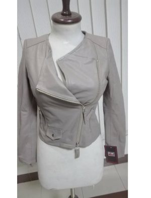 collarless jacket, collarless leather jacket, leather jacket, jacket for women