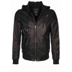 Diesel-L-HASSO-Collins-Hooded-Black-Leather-Bomber-Jacket