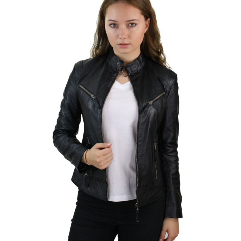 Womens leather jacket online sale