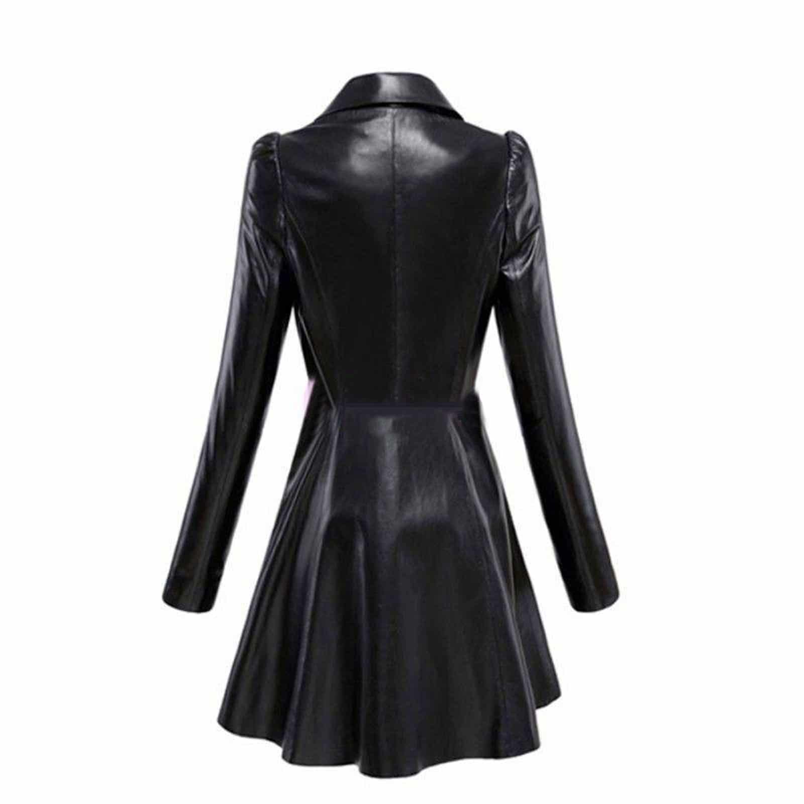 Long Leather Coat