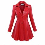 Long-Blazer-Leather-Jacket-for-Women-front-red