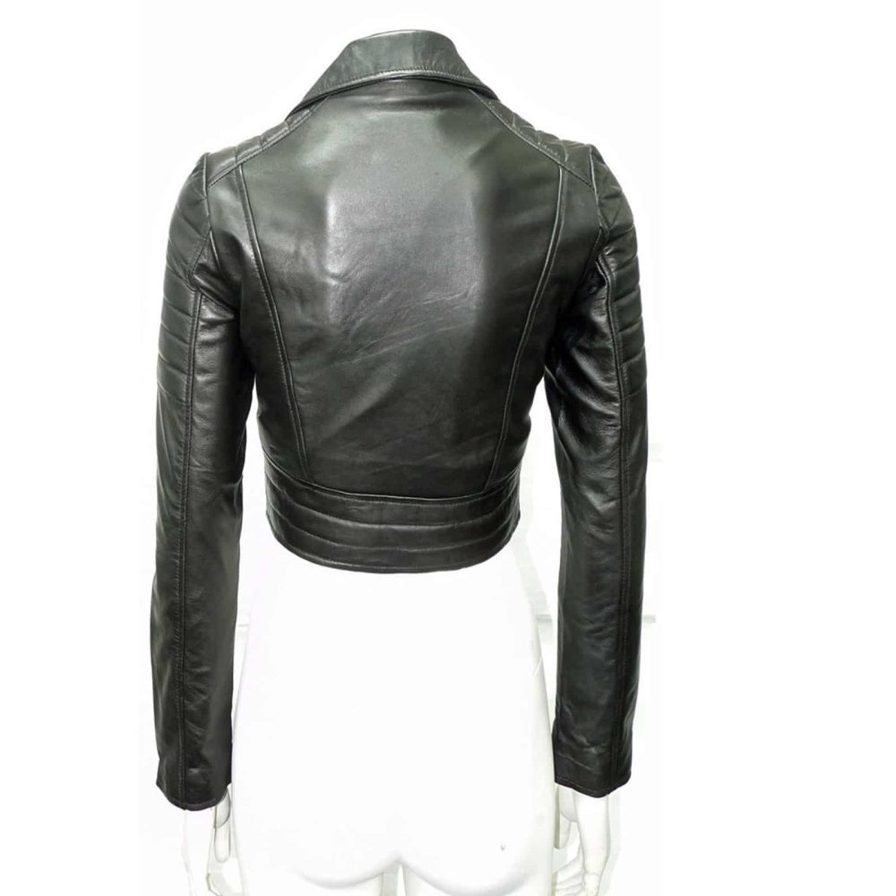 chaqueta de cuero, chaqueta de cuero acolchada, chaqueta de cuero para mujer, chaqueta de cuero negro