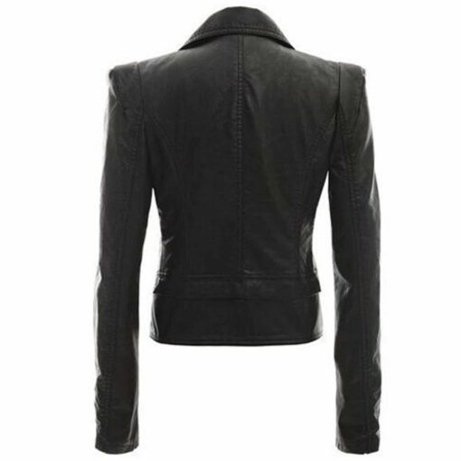 Victorian style leather jacket, leather jacket for women, Victorian leather jacket