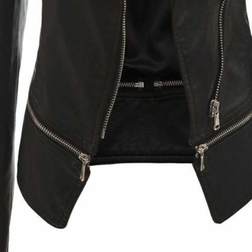 Victorian style leather jacket, leather jacket for women, Victorian leather jacket