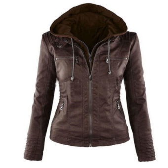 Hooded Leather Jacket for Women | 100% Genuine Leather | Kilt and Jacks