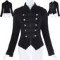 Gothic-Jacke, Lederjacke, Gothic-Jacke für Damen, Damen-Gothic-Jacke