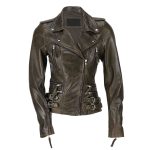Zip-Buckle-Biker-Leather-Jacket-for-Women-brown