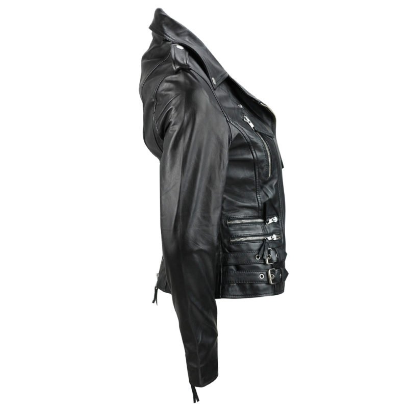 leather jacket, biker leather jacket, biker leather jacket, zipper leather jacket, Biker women jacket, Biker jacket for ladies