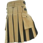 Beige-Black-Hybrid-Kilt-back