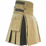 Beige-Black-Hybrid-Kilt-side