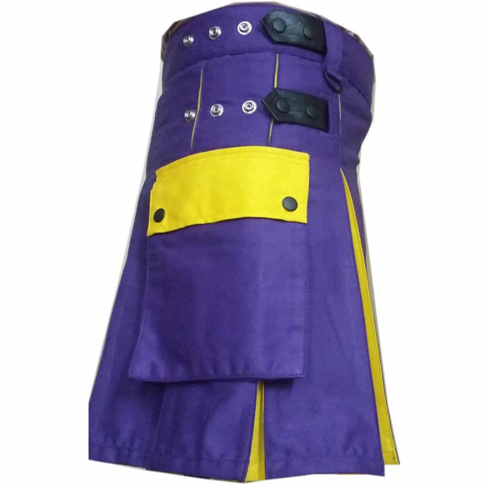 Blue Yellow Hybrid kilt, kilt for sale, Hybrid kilts, kilts for men