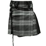 Gunn-Tartan-Black-Hybrid-Kilt-front