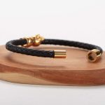 Leather-Magnetic-Clasp-Wrap-Skull-Rope-Braided-Bracelet-clip