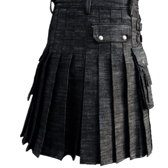 kilt en jean, kilt pour homme, kilt en jean pour homme, kilt pour homme