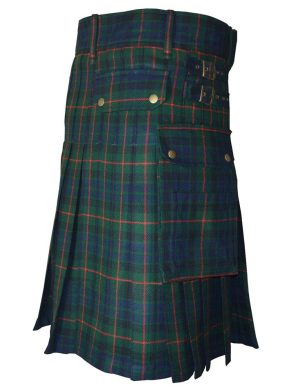 kilt tartan gunn moderne, tartan gunn moderne, kilt utilitaire gunn taran