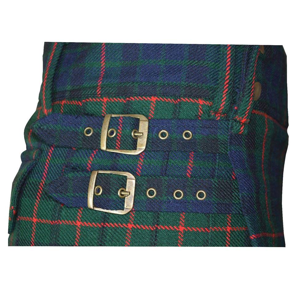 modern gunn tartan kilt, modern gunn tartan, gunn taran utility kilt