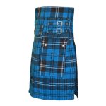 Ramsay-Blue-Tartan-Utility-Kilt-Pocket