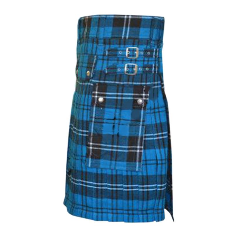 Ramsay tartam, ramsay kilt, ramsay tartan utility kilt, utility kilt, Ramsay blue tartan