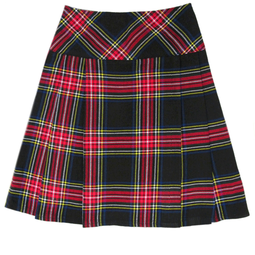 kilt stewart noir, clan stewart noir, clan sewart, kilt pour femme, kilt noir Stewark pour femme, kilt dames