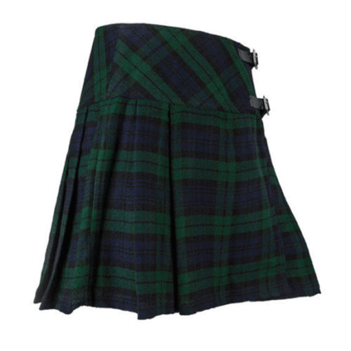 Blackwatch-Tartan-kilt-for-Women blackwatch short kilt, blackwatch tartan, blackwatch tartan kilt, blackwatch kilt for sale, womens kilt for sale, womens tartan kilt for sale