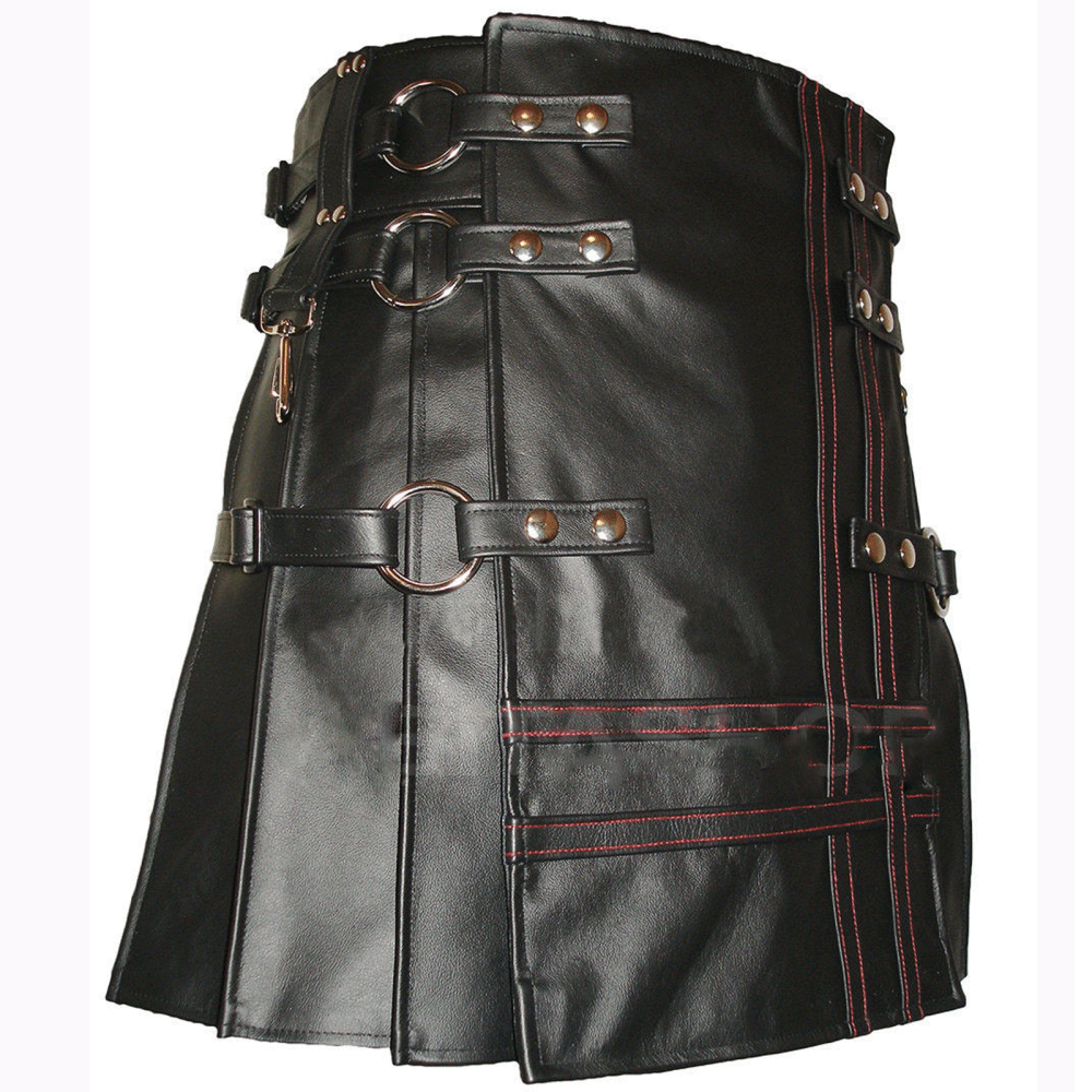 leather kilt, leather kilt for sale, buy leather kilt, black leather kilt, black leather kilt for sale, buy black leather kilt, gothic leather kilt