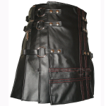 Heavy-Leather-Kilts-for-Men-Red-Stitched