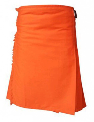 orange tartan kilt, orange kilt, schottisch orange kilt, schlichter kilt, frauen kilt zu verkaufen, tartan kilt zu verkaufen