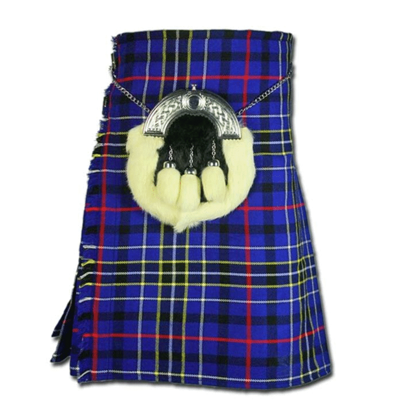 Modern Blue Tartan Kilt, Modern Blue Tartan Kilt para la venta, Modern Blue Tartan Kilt para hombres