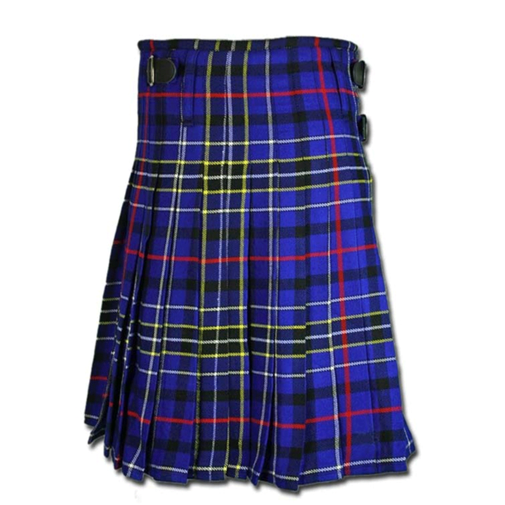 Modern Blue Tartan Kilt, Modern Blue Tartan Kilt para la venta, Modern Blue Tartan Kilt para hombres