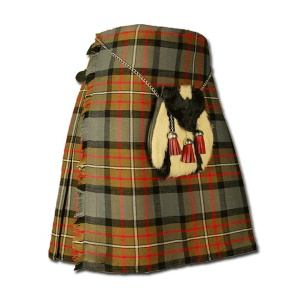 Weathered Tartan Kilt, Weatherd Tartan, schottischer traditioneller Tartan, Kilt für Männer