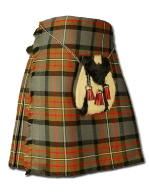 Weathered Tartan Kilt, Weatherd tartan, tartan traditionnel écossais, kilt pour hommes