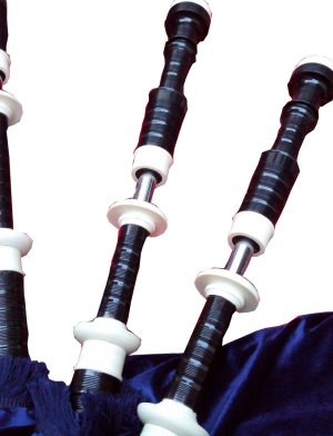 Bagpipe Black Mount navy blue, Navy Blue Bagpipe, Rosewood Bagpipe, Bagpipe for sale