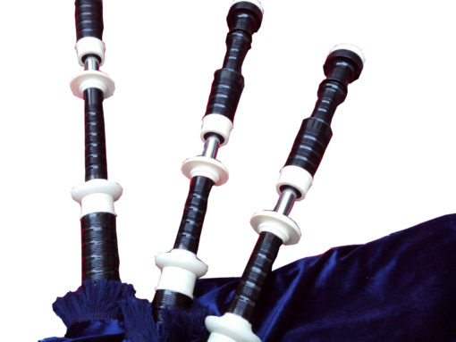 Bagpipe Black Mount navy blue, Navy Blue Bagpipe, Rosewood Bagpipe, Bagpipe for sale